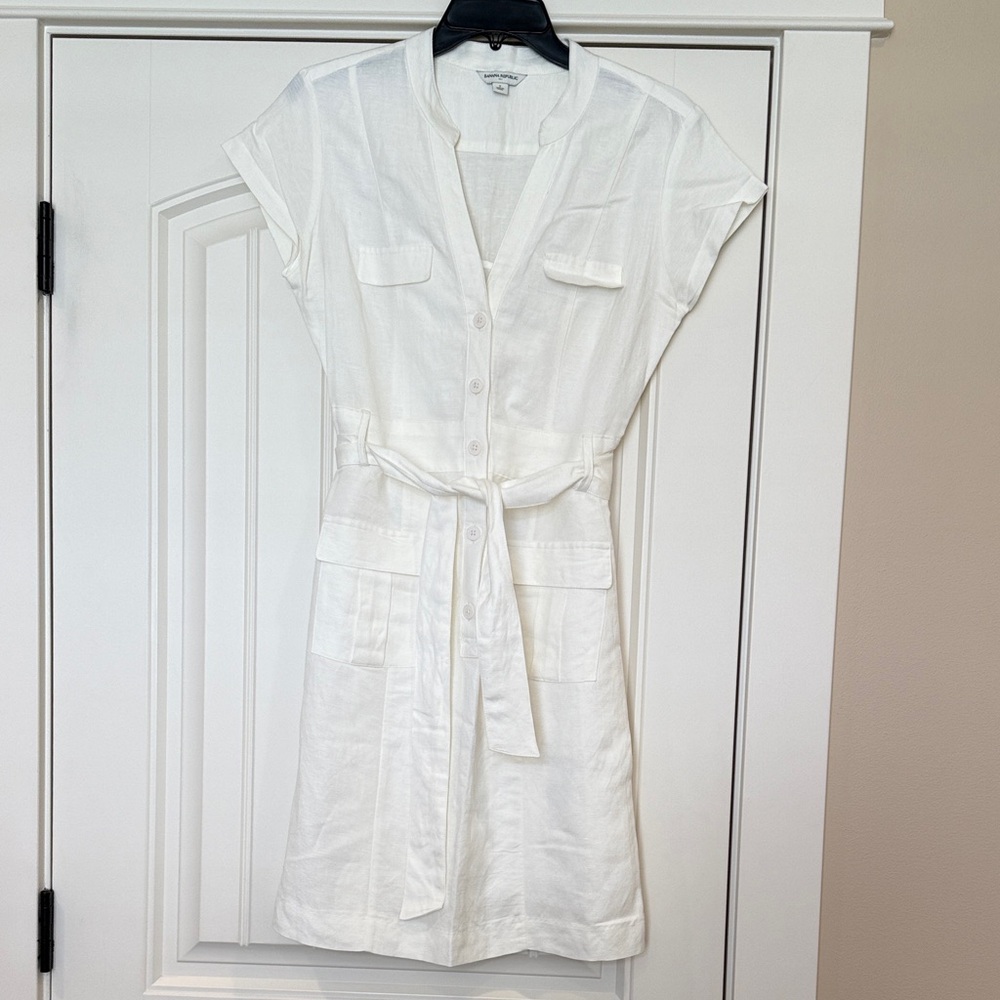 Banana republic Button-Down Belted Dress